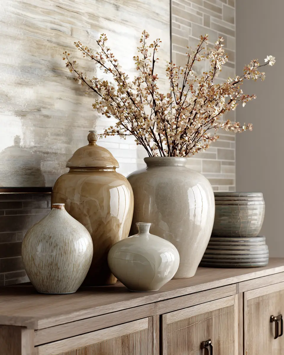 Neutral Transitional Entryway Decor Ideas