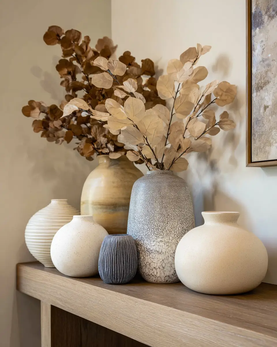 Neutral Transitional Entryway Decor Ideas