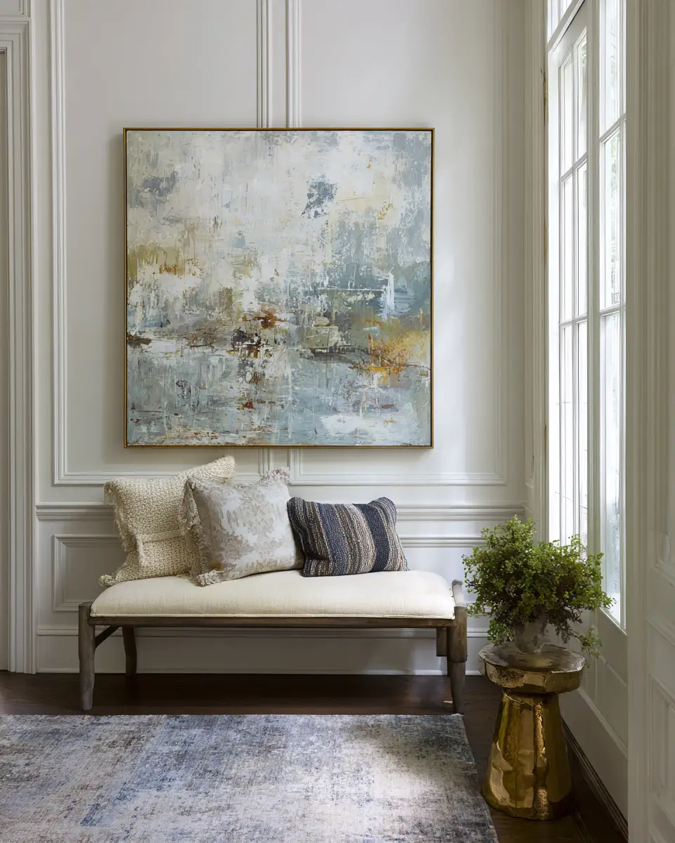 Neutral Transitional Entryway Decor Ideas