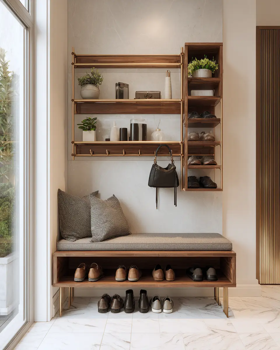 Neutral Transitional Entryway Decor Ideas