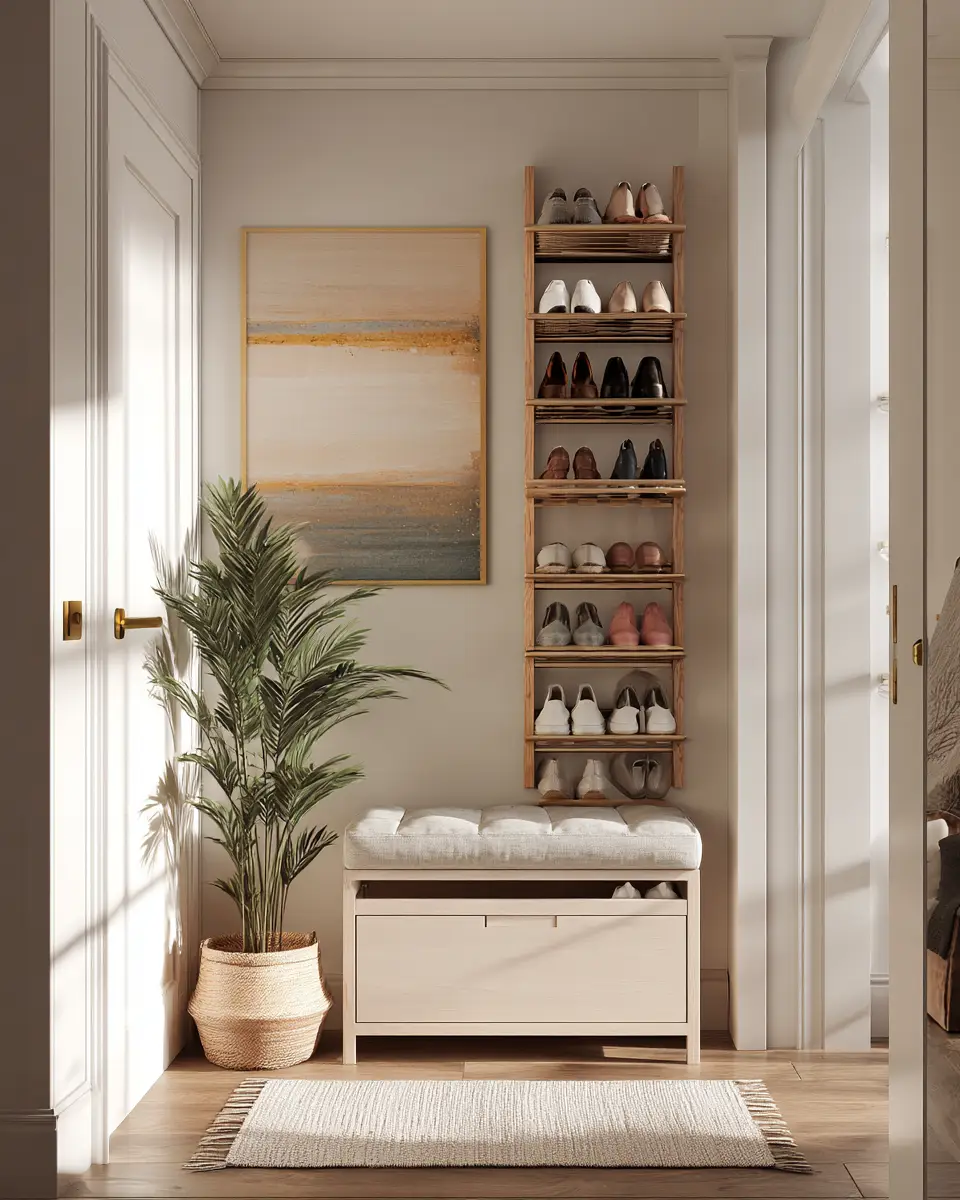 Neutral Transitional Entryway Decor Ideas