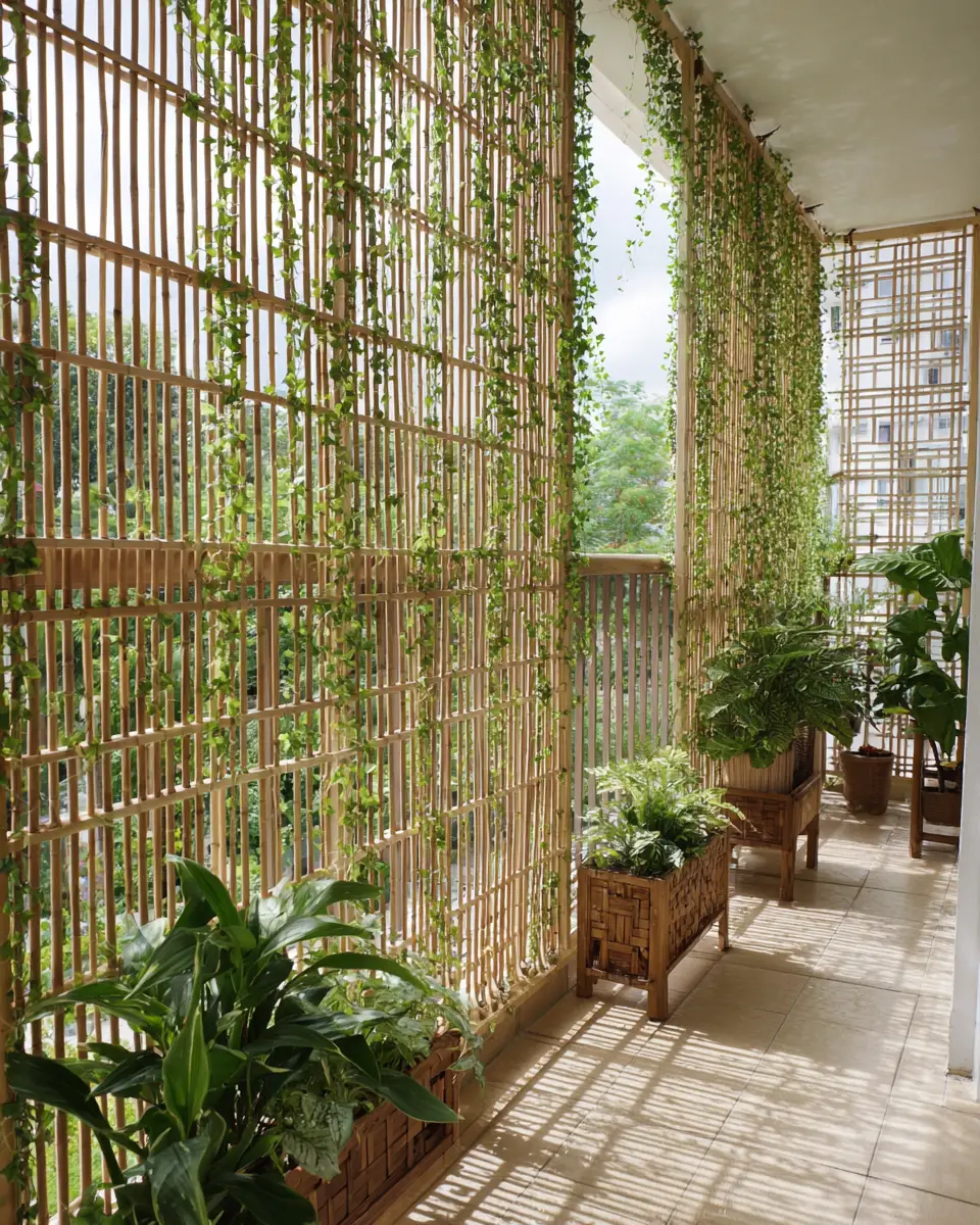 Neutral Tropical Balcony Decor Ideas