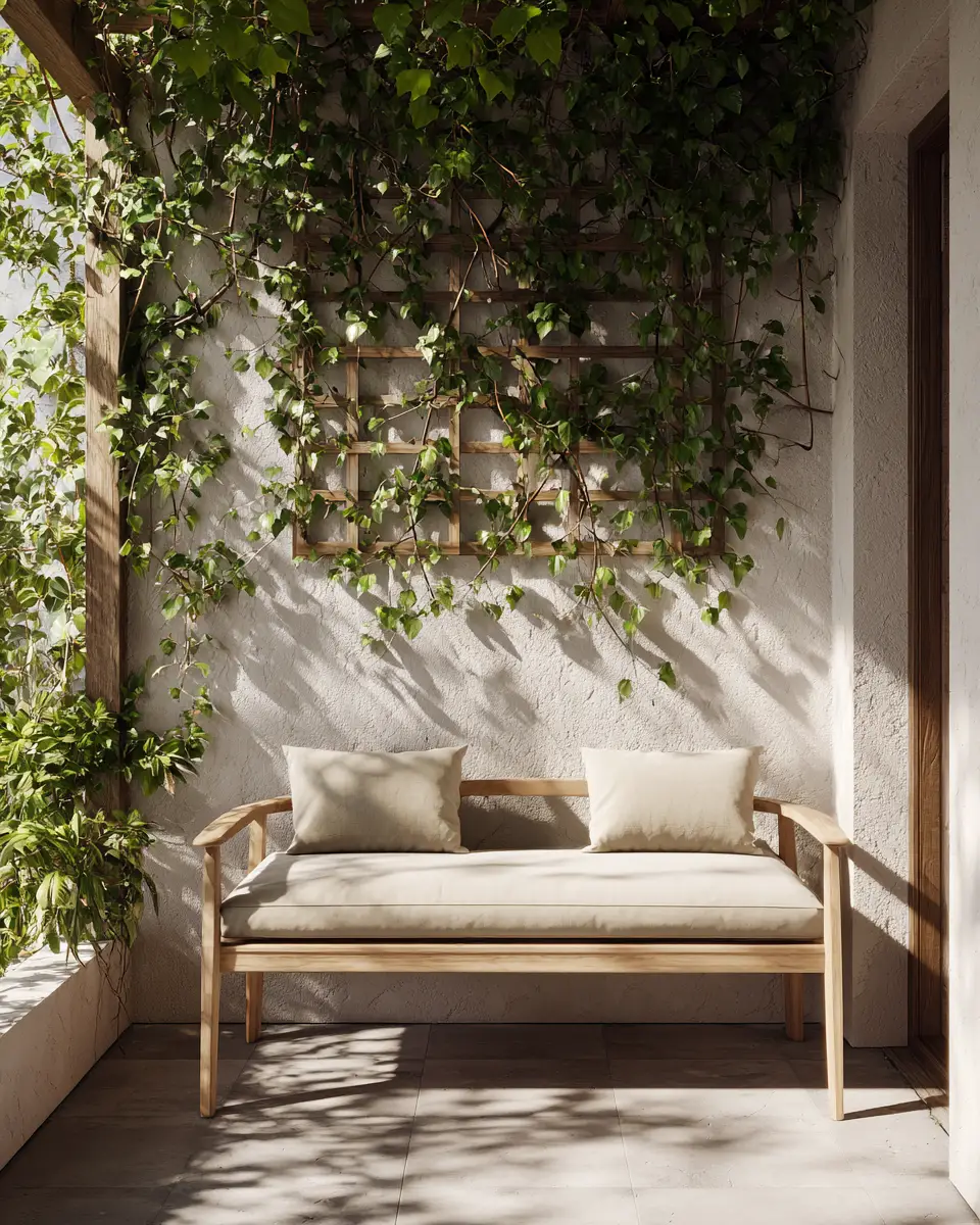 Neutral Tropical Balcony Decor Ideas