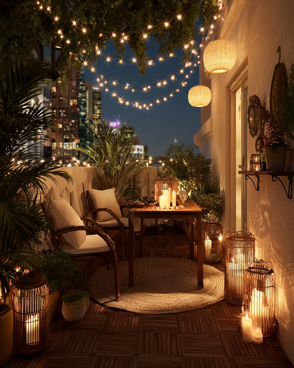 Neutral Tropical Balcony Decor Ideas