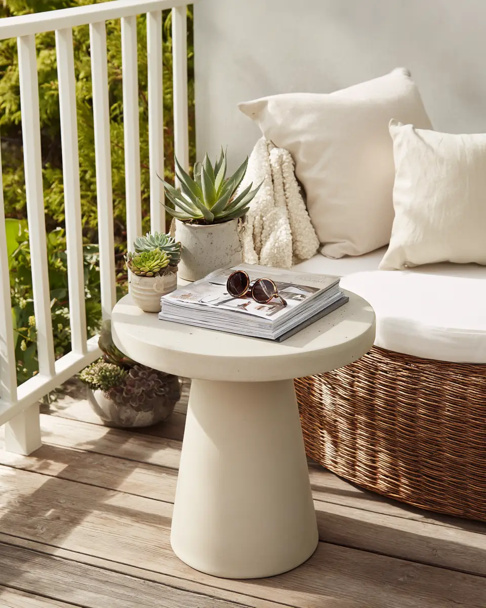 Neutral Tropical Balcony Decor Ideas