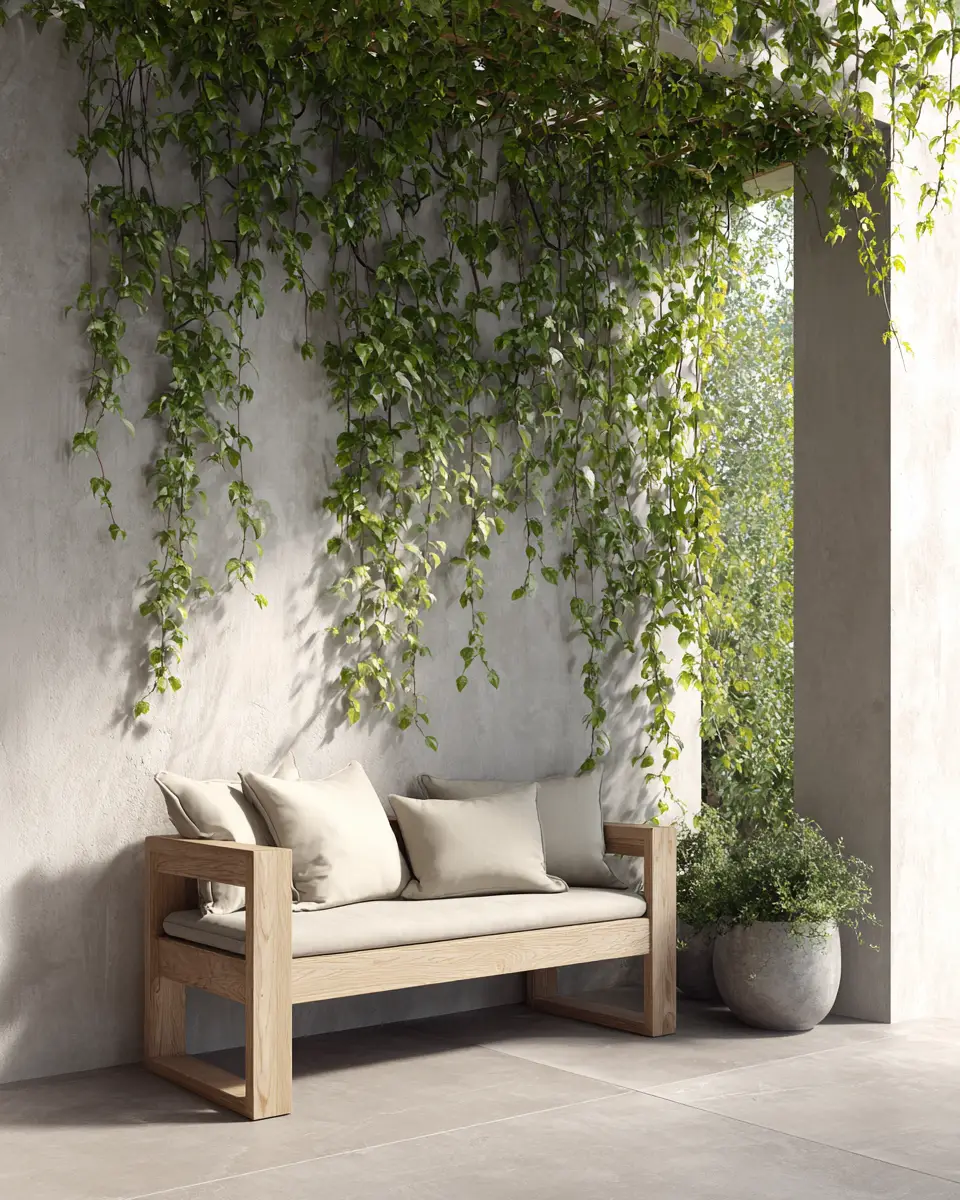 Neutral Tropical Balcony Decor Ideas