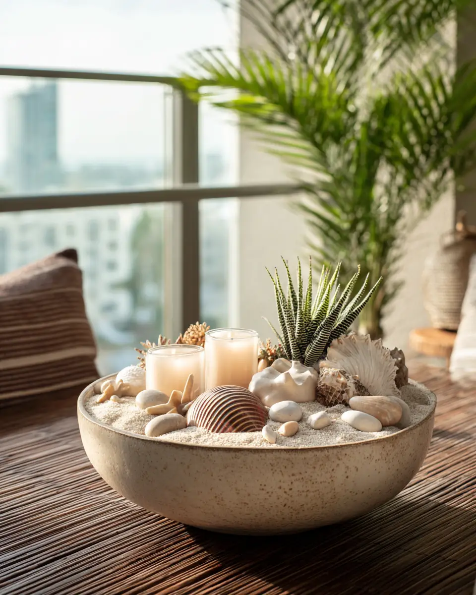 Neutral Tropical Balcony Decor Ideas