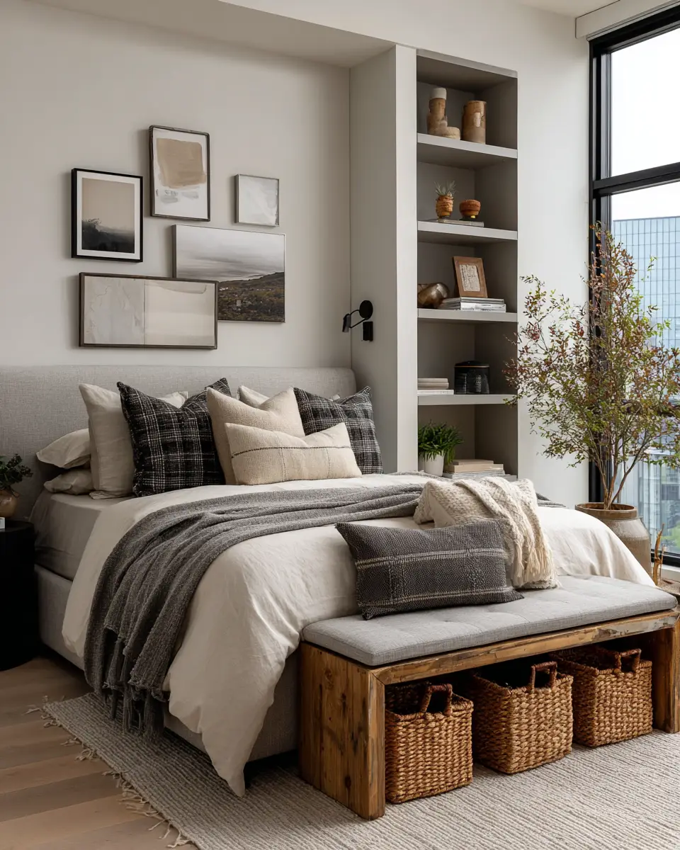 Neutral Urban Bedroom Decor Ideas