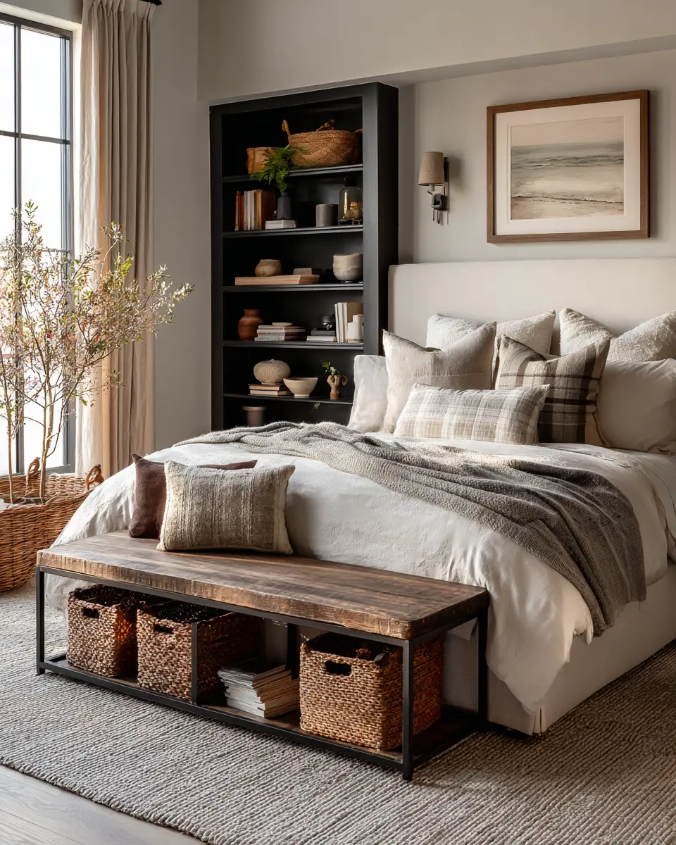 Neutral Urban Bedroom Decor Ideas