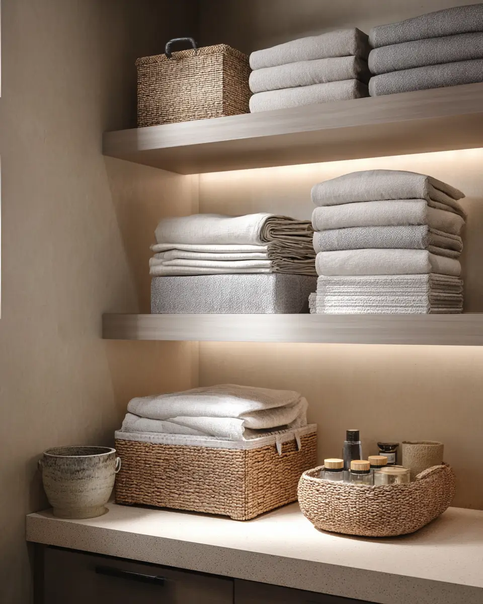 Neutral Urban Laundry Room Decor Ideas