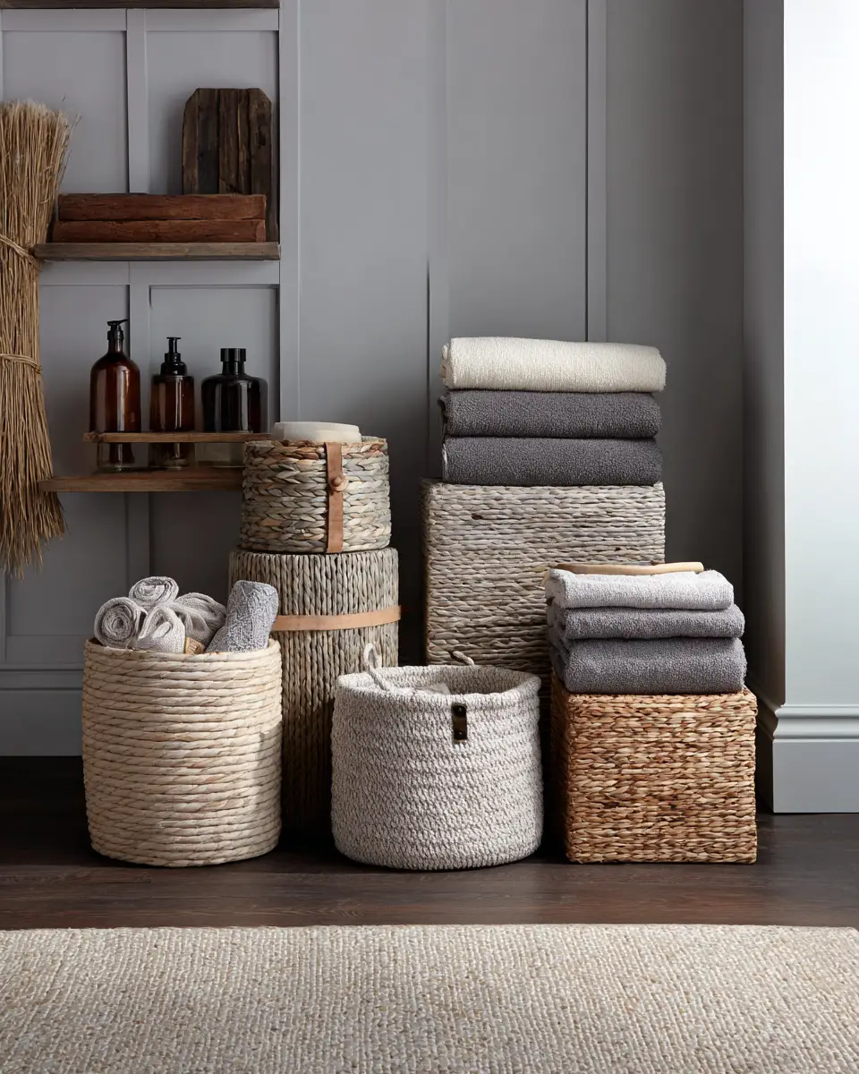 Neutral Urban Laundry Room Decor Ideas