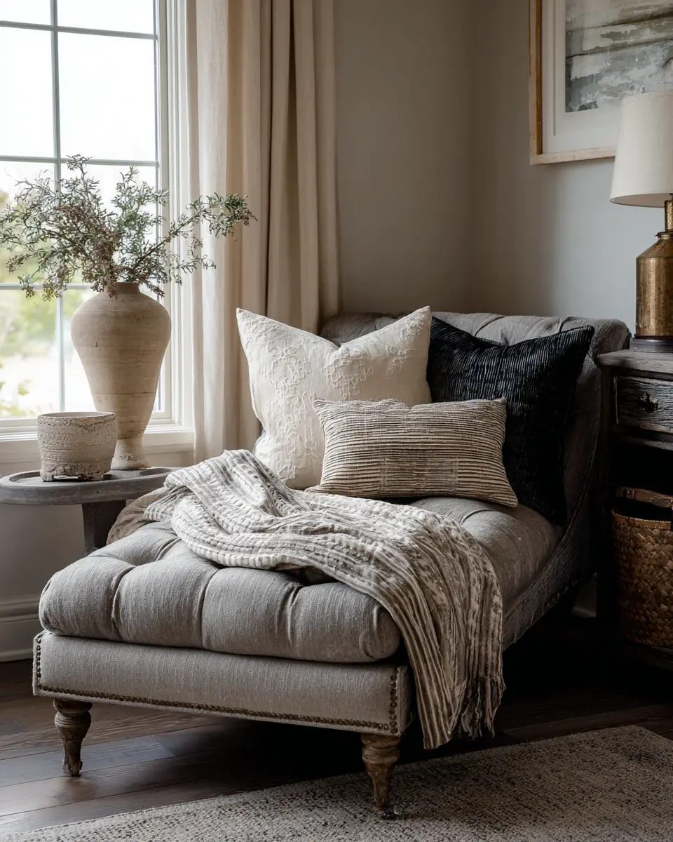 Neutral Vintage Bedroom Decor Ideas