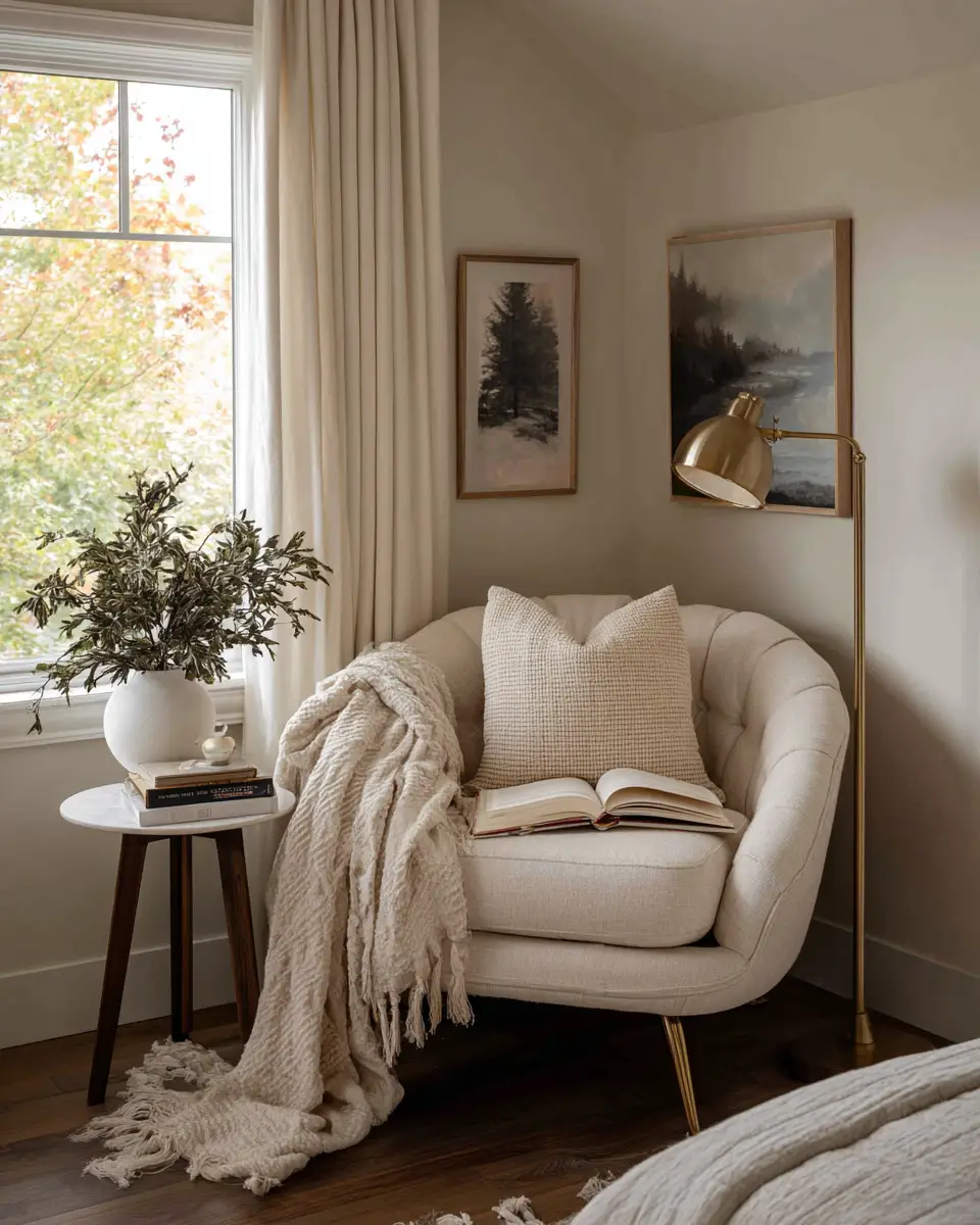 Neutral Vintage Bedroom Decor Ideas