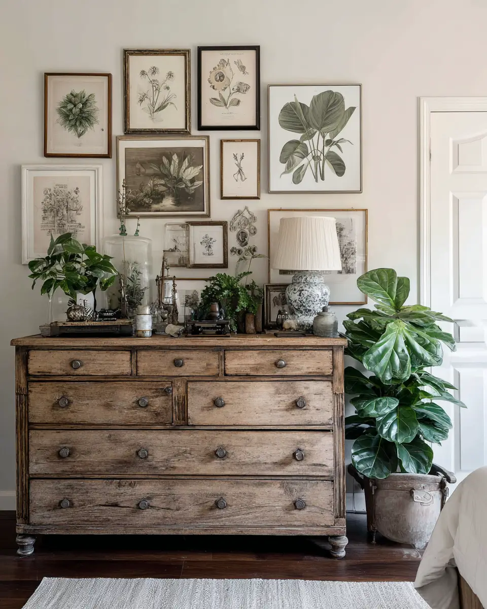 Neutral Vintage Bedroom Decor Ideas