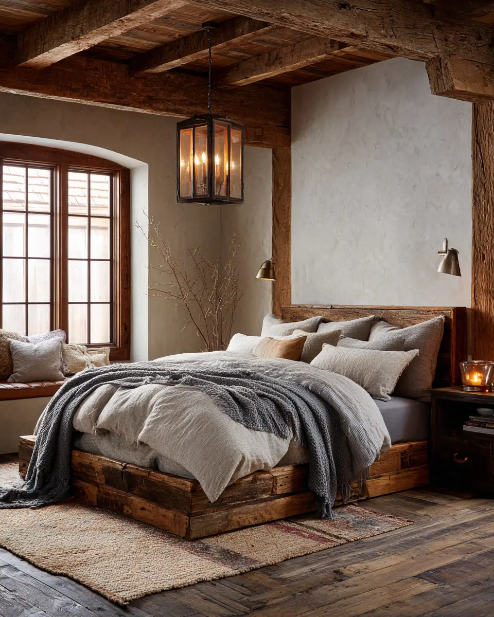 Neutral Vintage Bedroom Decor Ideas