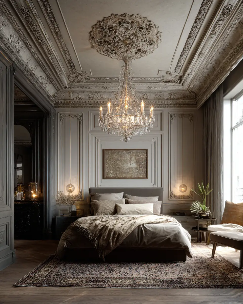 Neutral Vintage Bedroom Decor Ideas