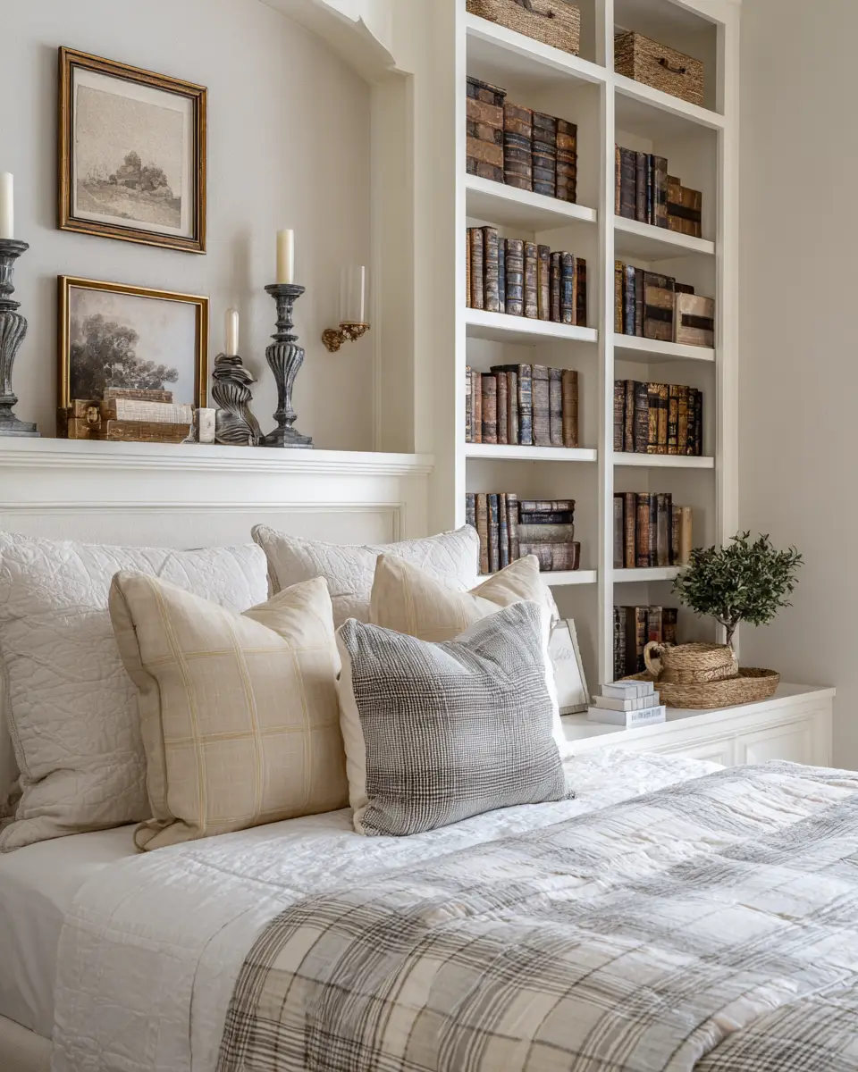 Neutral Vintage Bedroom Decor Ideas