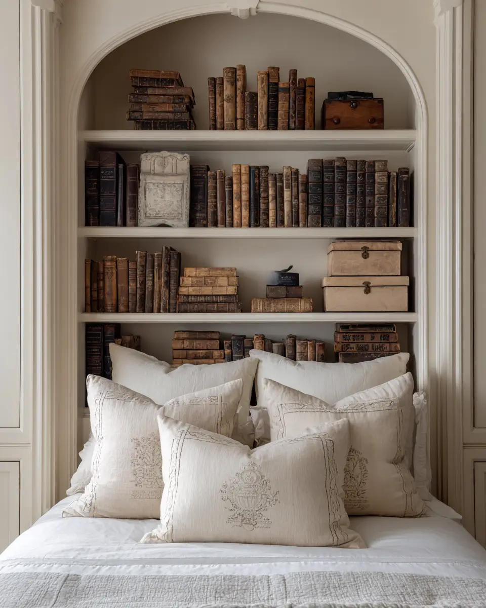 Neutral Vintage Bedroom Decor Ideas