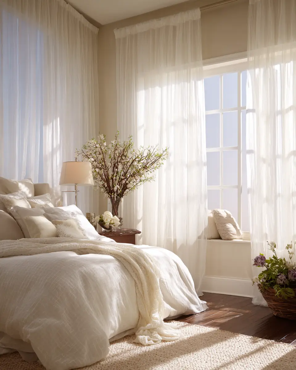 Neutral Zen Bedroom Decor Ideas - Featured