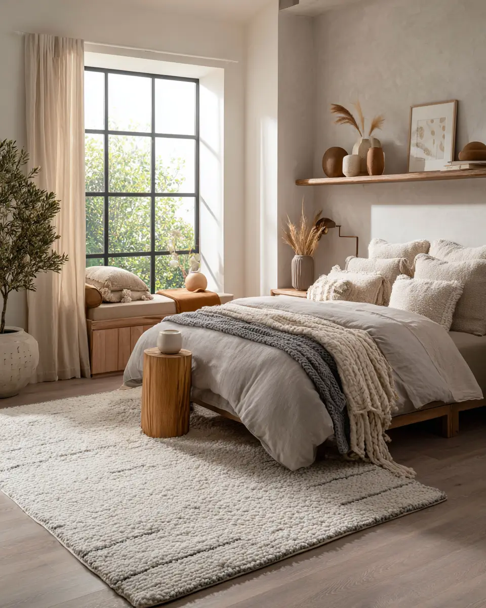 Neutral Zen Bedroom Decor Ideas