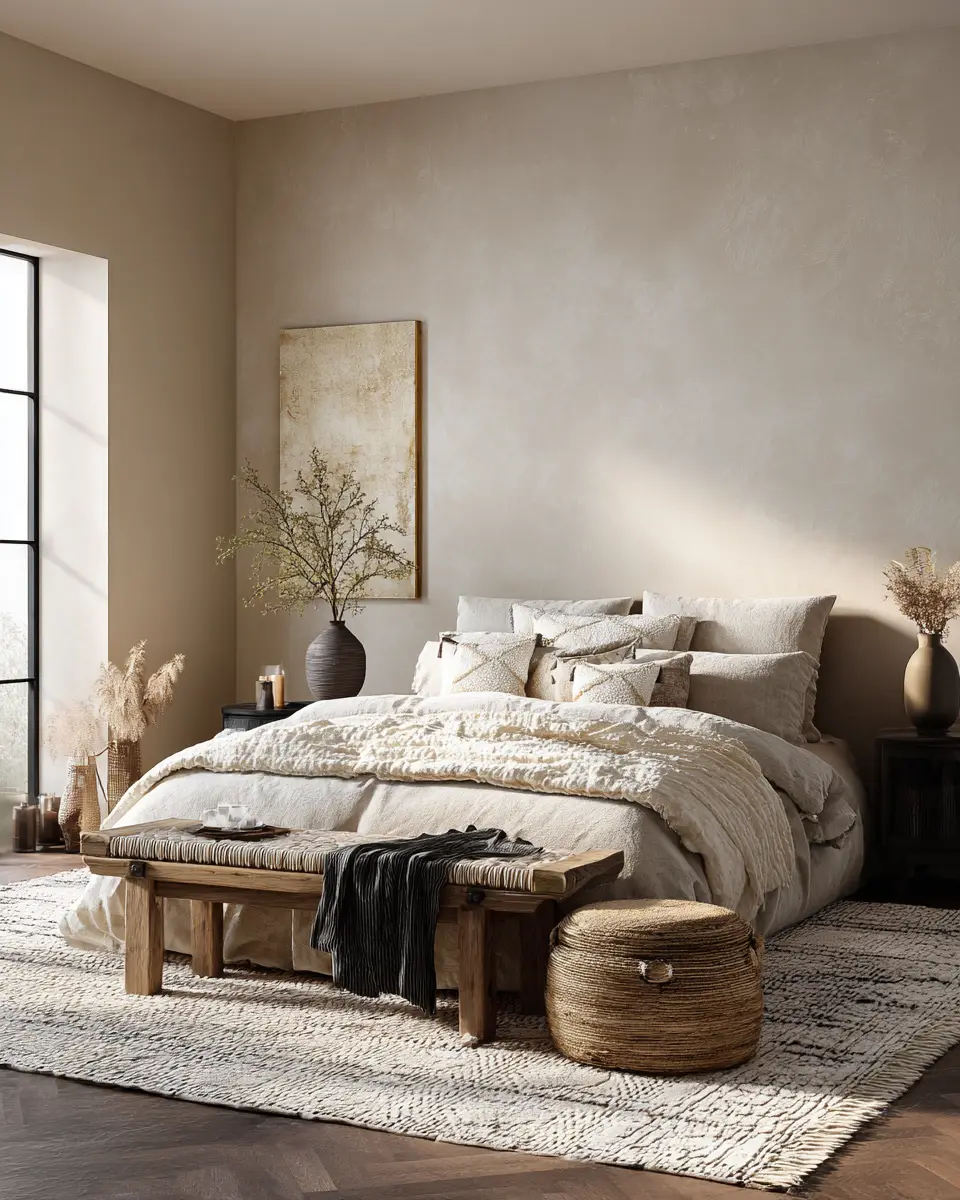 Neutral Zen Bedroom Decor Ideas