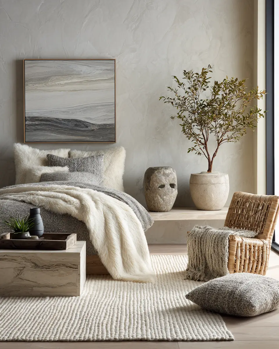 Neutral Zen Bedroom Decor Ideas