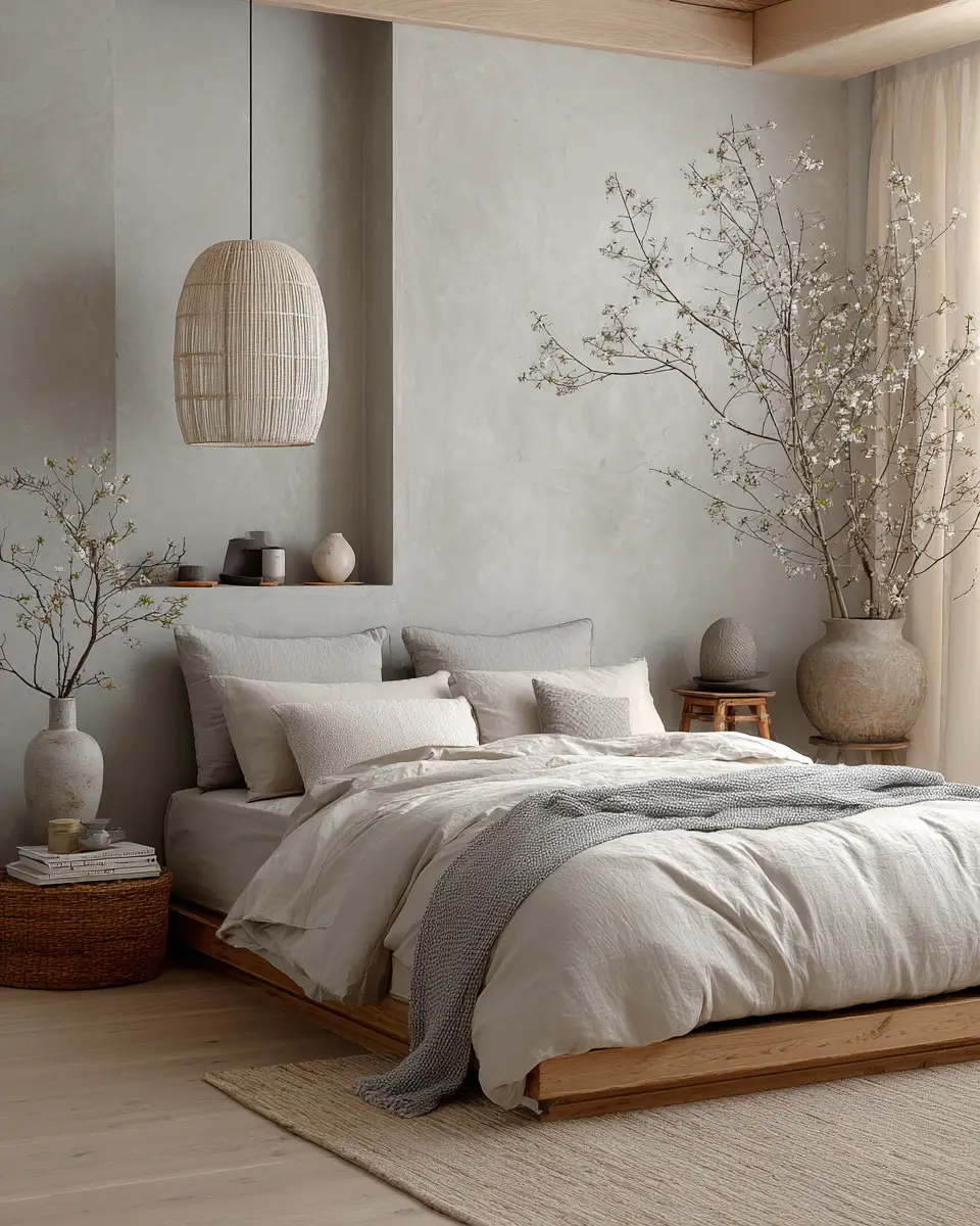 Neutral Zen Bedroom Decor Ideas