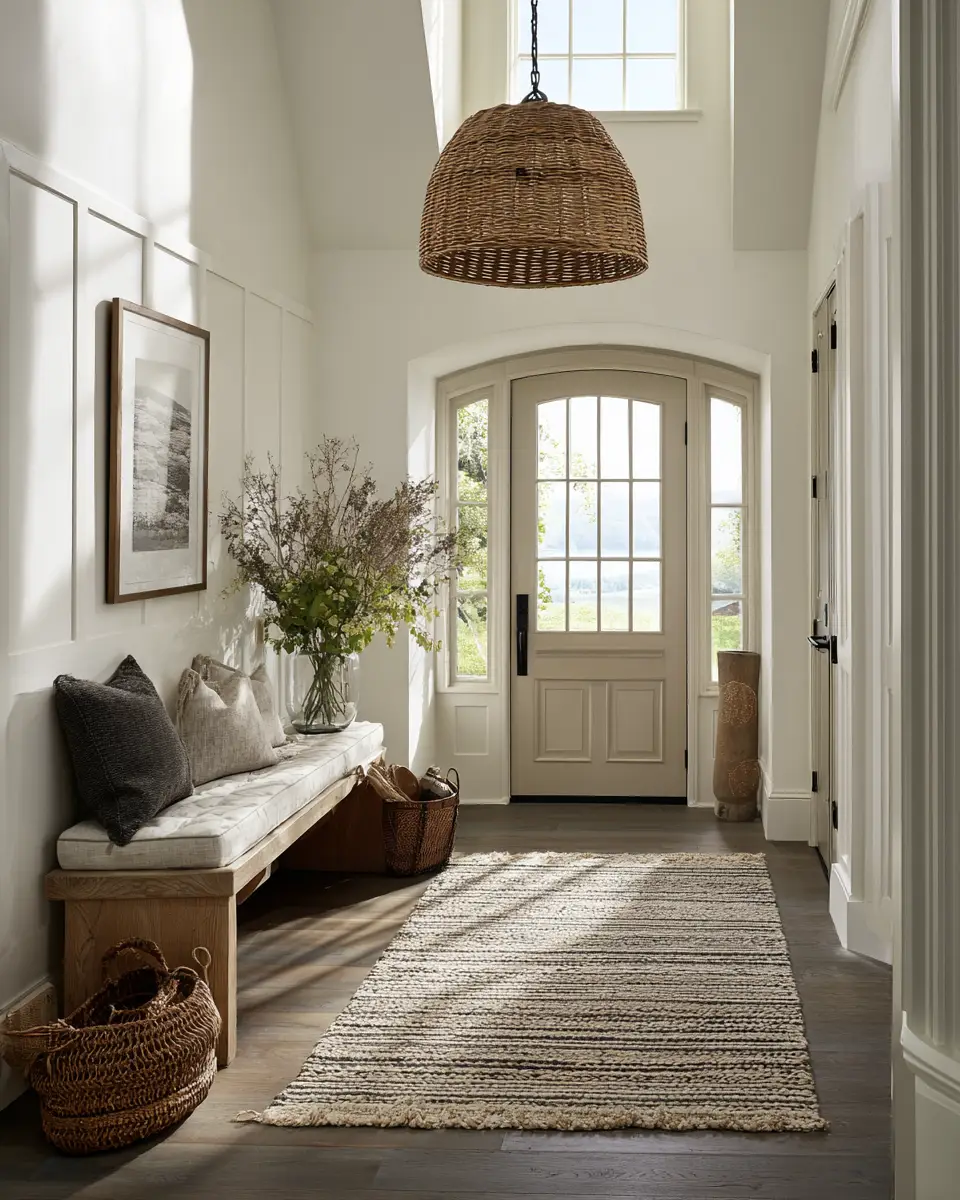 Olive Green Coastal Entryway Decor Ideas