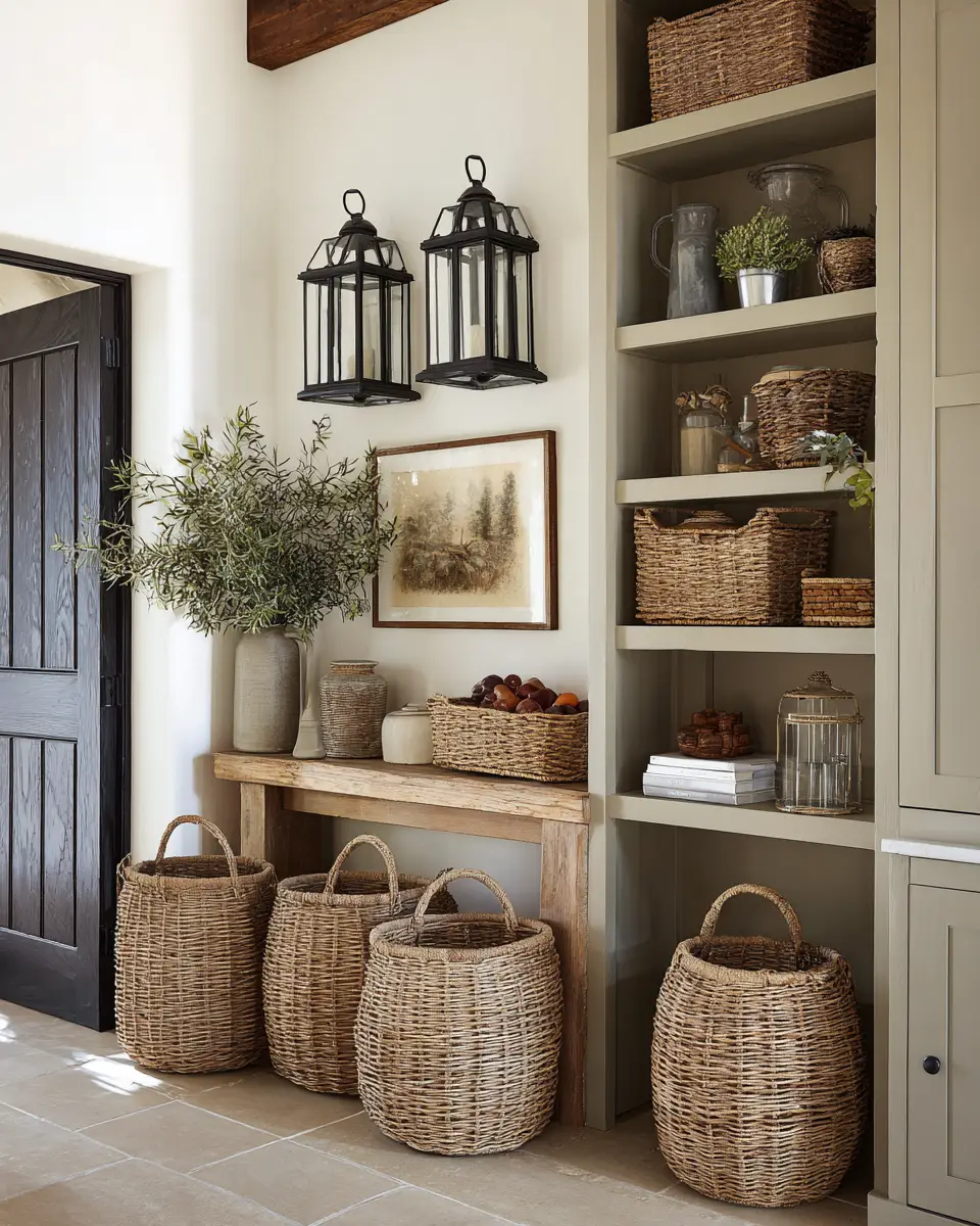 Olive Green Farmhouse Living Room Decor Ideas