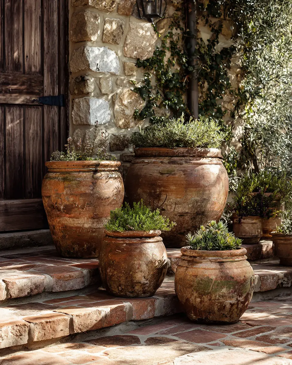 Olive Green Farmhouse Patio Decor Ideas