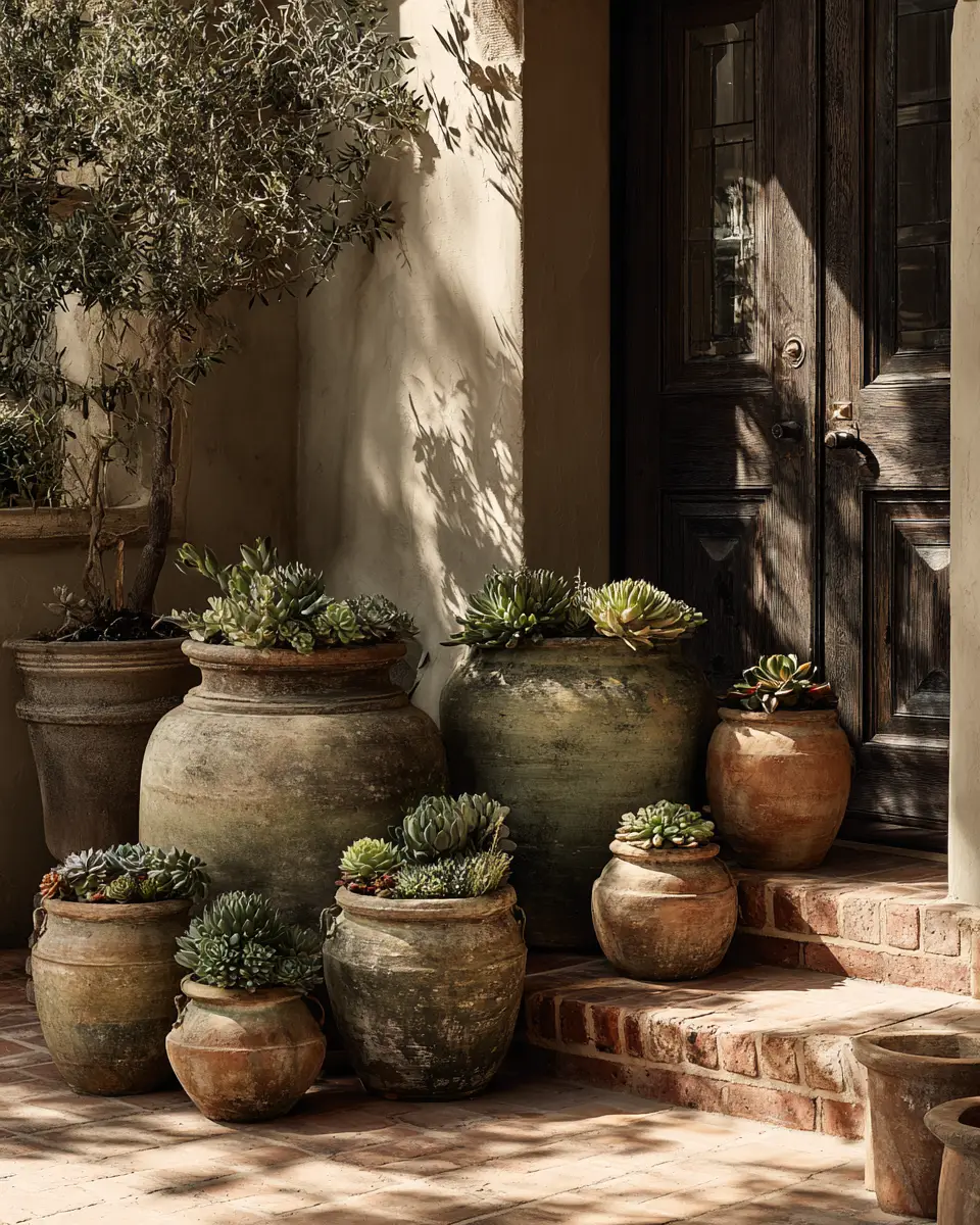 Olive Green Farmhouse Patio Decor Ideas
