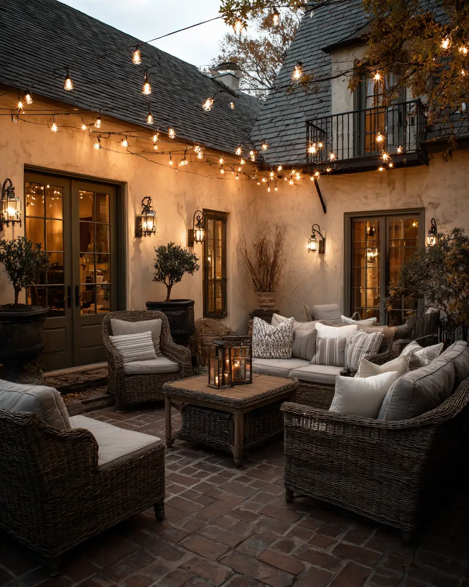 Olive Green Farmhouse Patio Decor Ideas