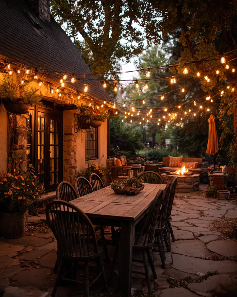 Olive Green Farmhouse Patio Decor Ideas