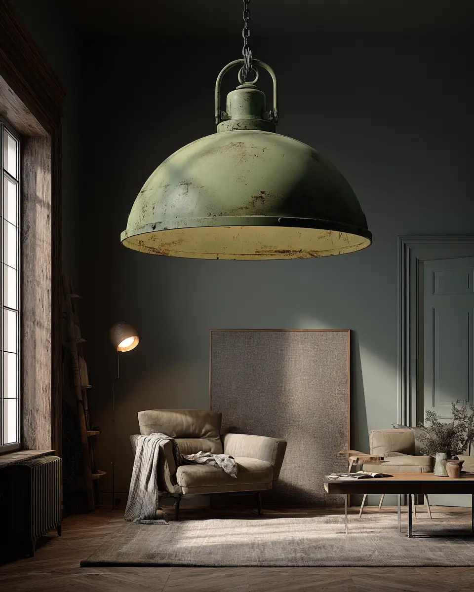 Olive Green Industrial Nursery Decor Ideas