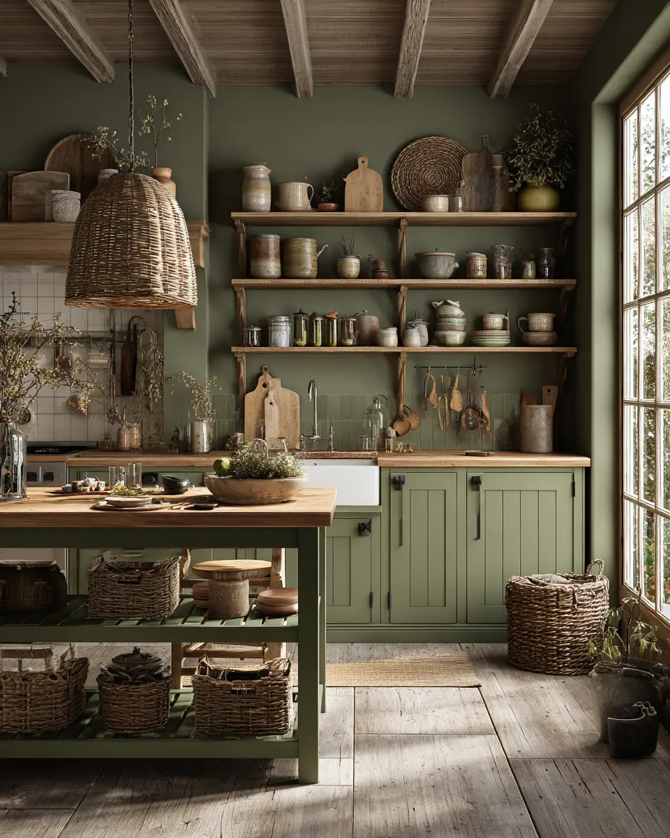 Olive Green Kitchen Decor Ideas