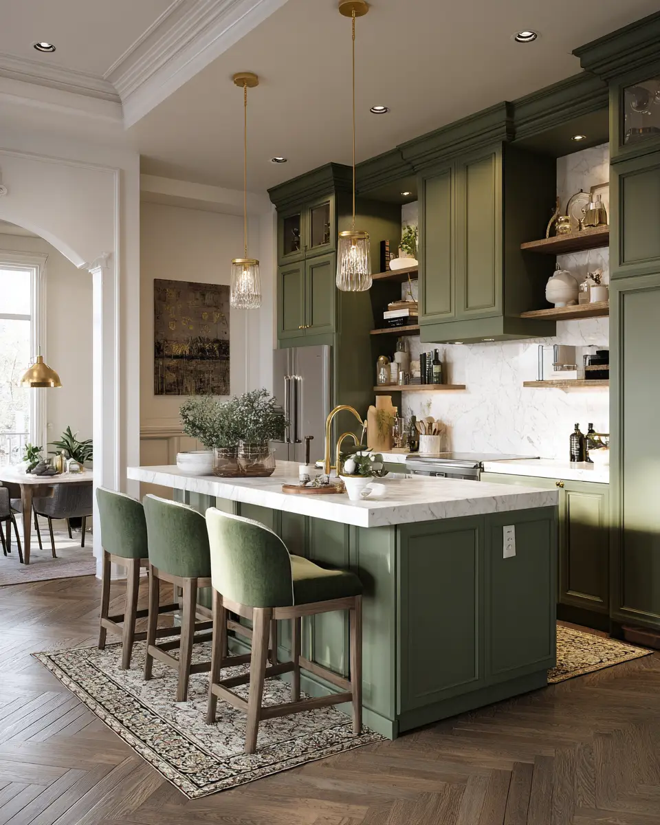 Olive Green Kitchen Decor Ideas