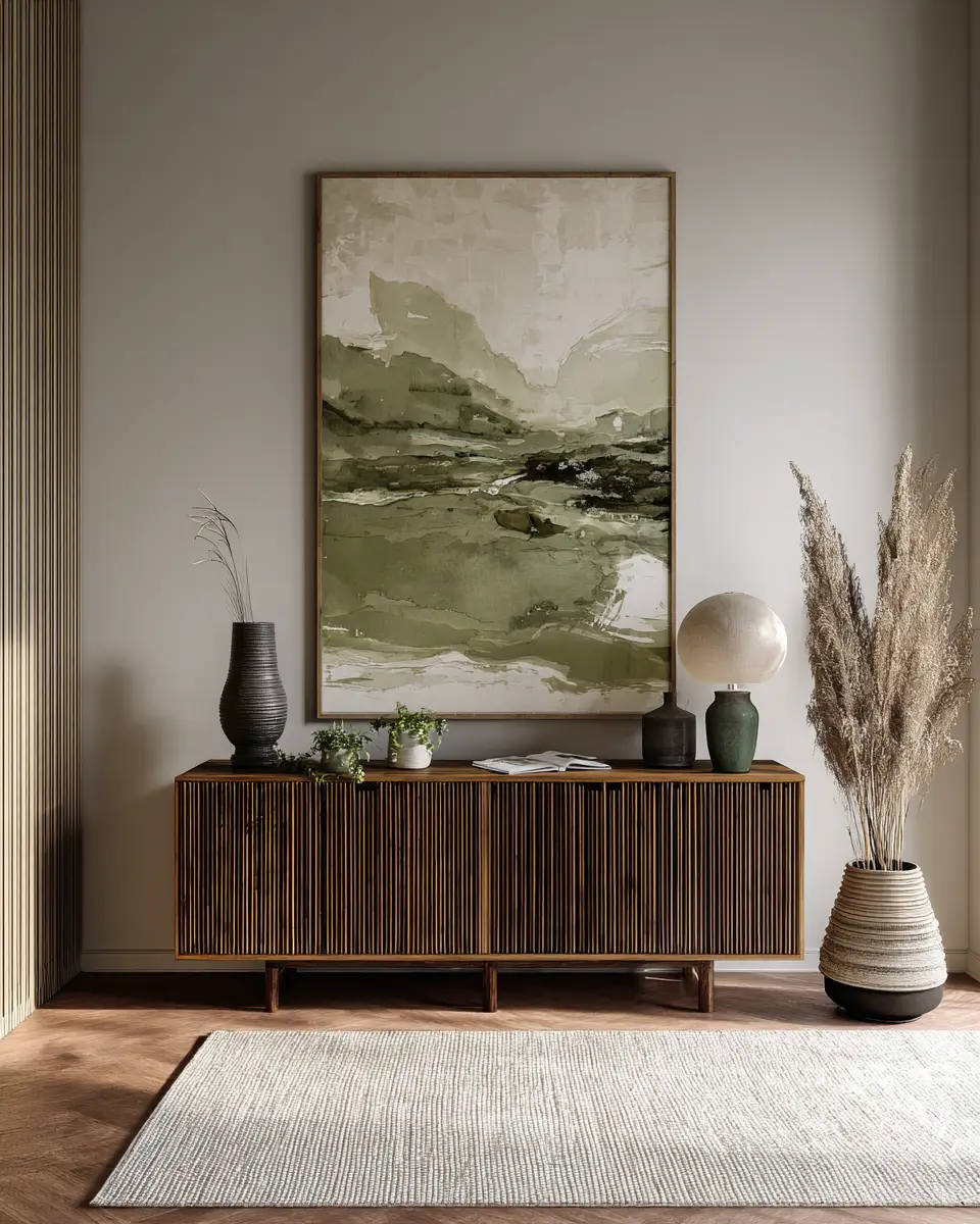 Olive Green Minimalist Entryway Decor Ideas