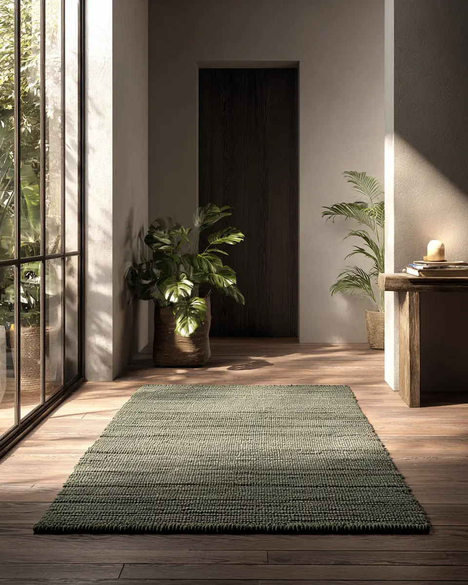 Olive Green Minimalist Entryway Decor Ideas