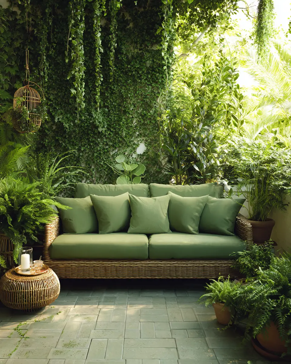 Olive Green Patio Decor Ideas