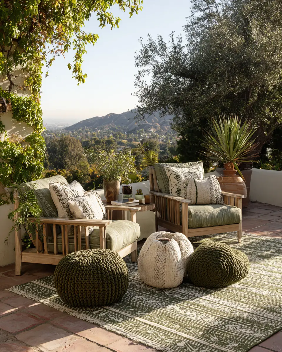 Olive Green Patio Decor Ideas