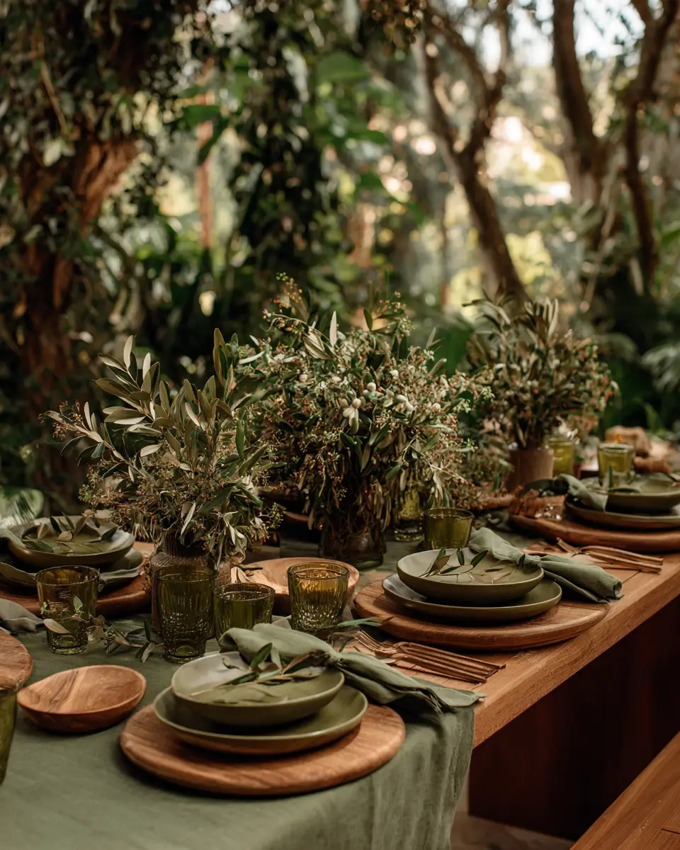 Olive Green Patio Decor Ideas