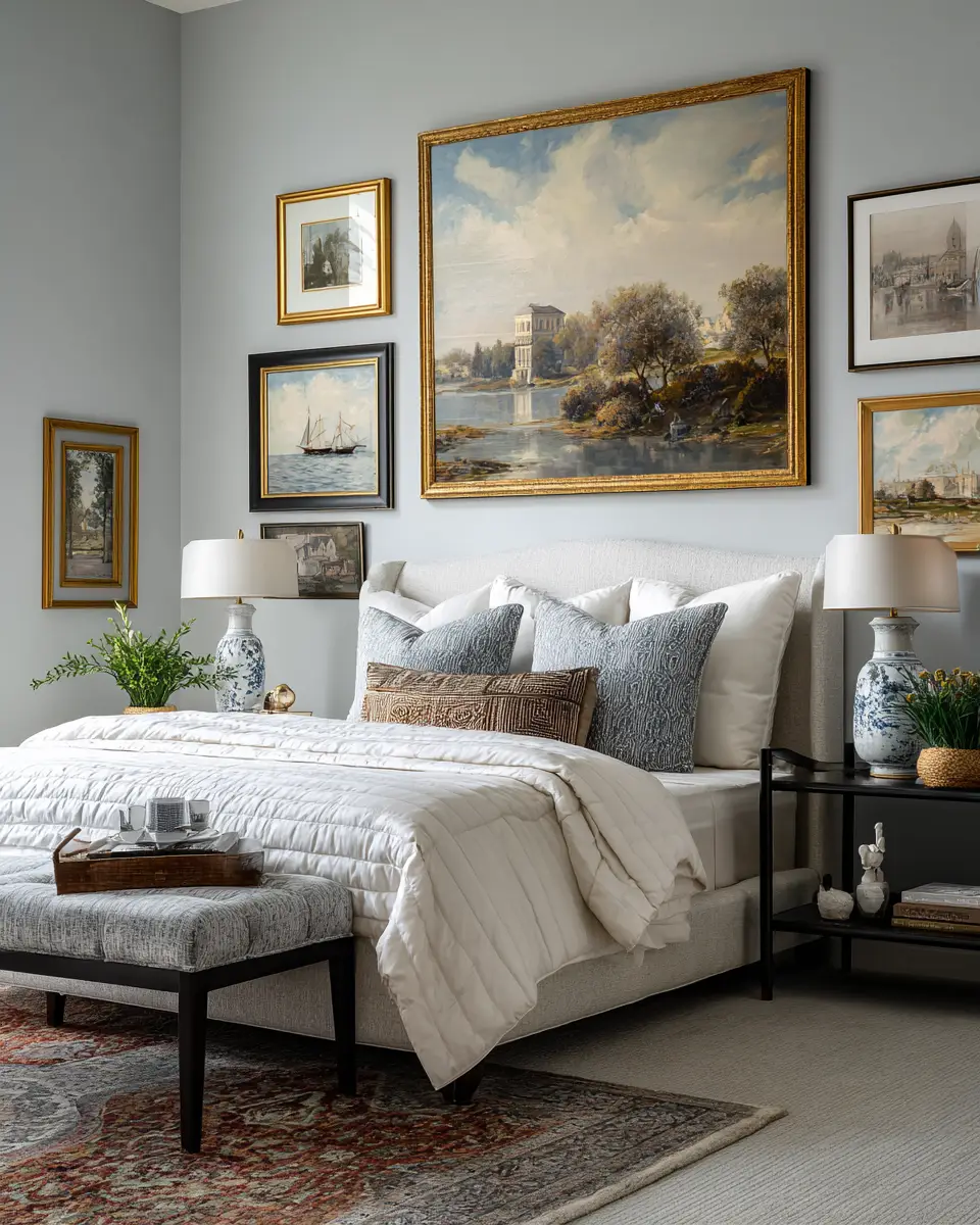 Open Concept Classic Bedroom Decor Ideas