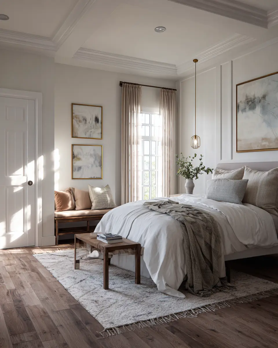 Open Concept Classic Bedroom Decor Ideas