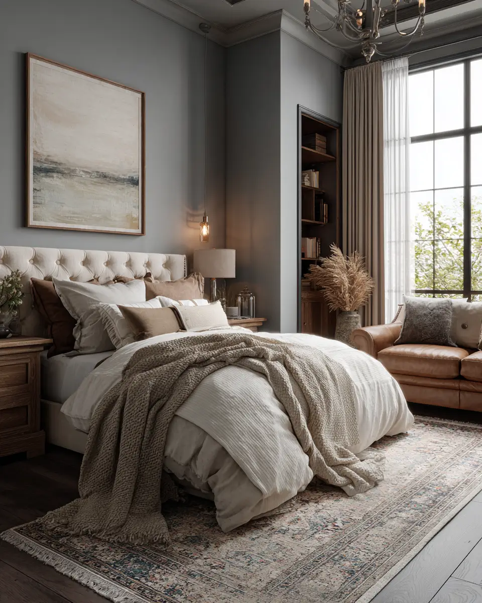 Open Concept Classic Bedroom Decor Ideas