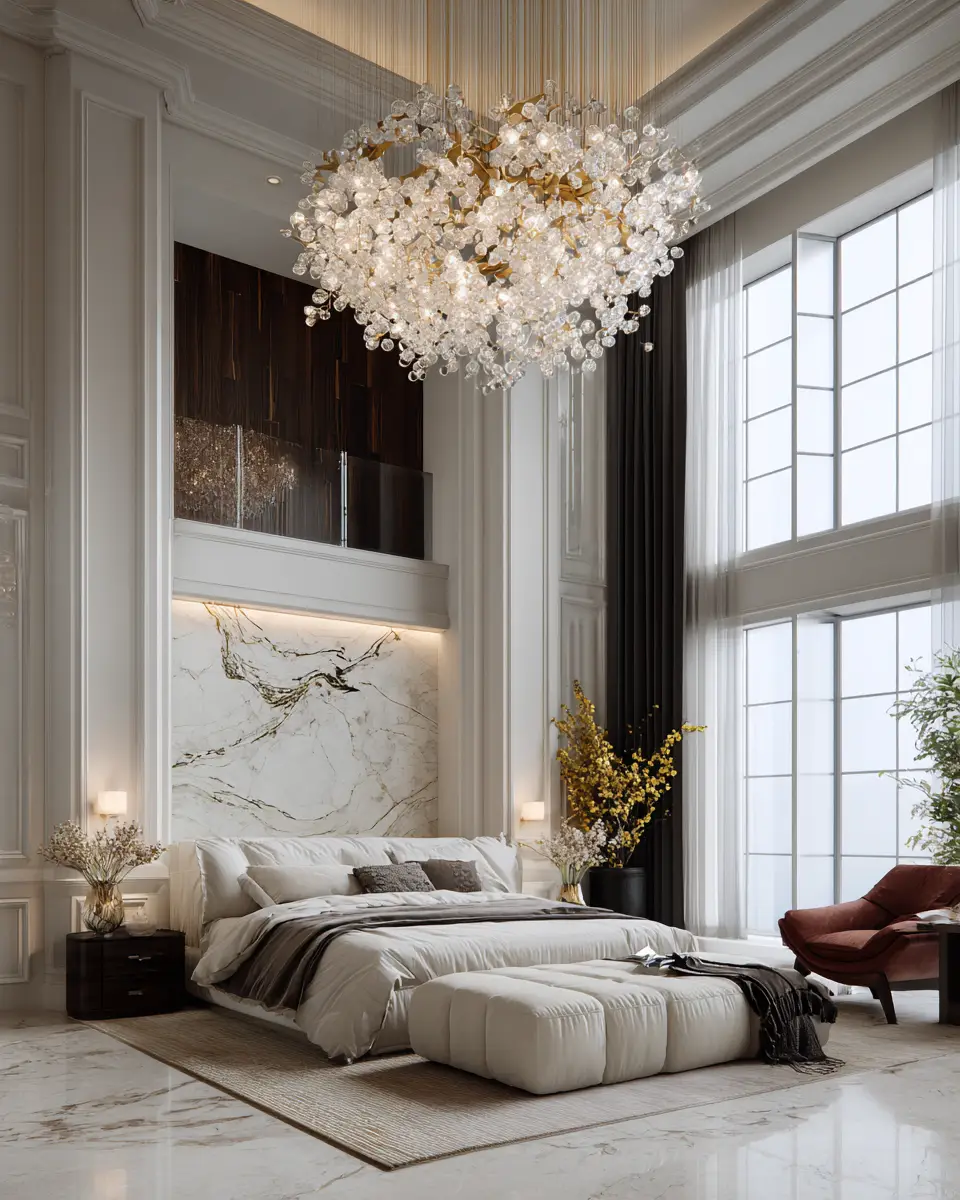 Open Concept Classic Bedroom Decor Ideas