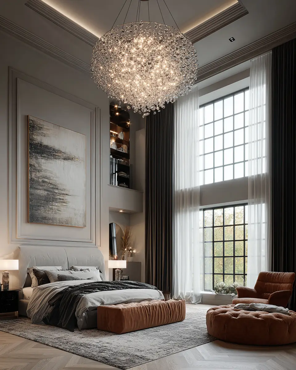 Open Concept Classic Bedroom Decor Ideas