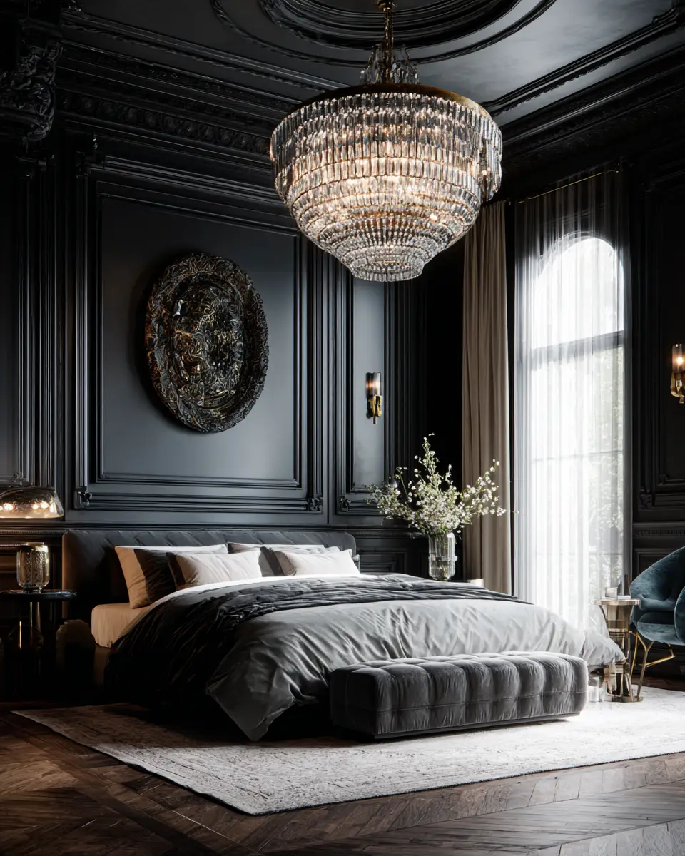 Open Concept Classic Bedroom Decor Ideas