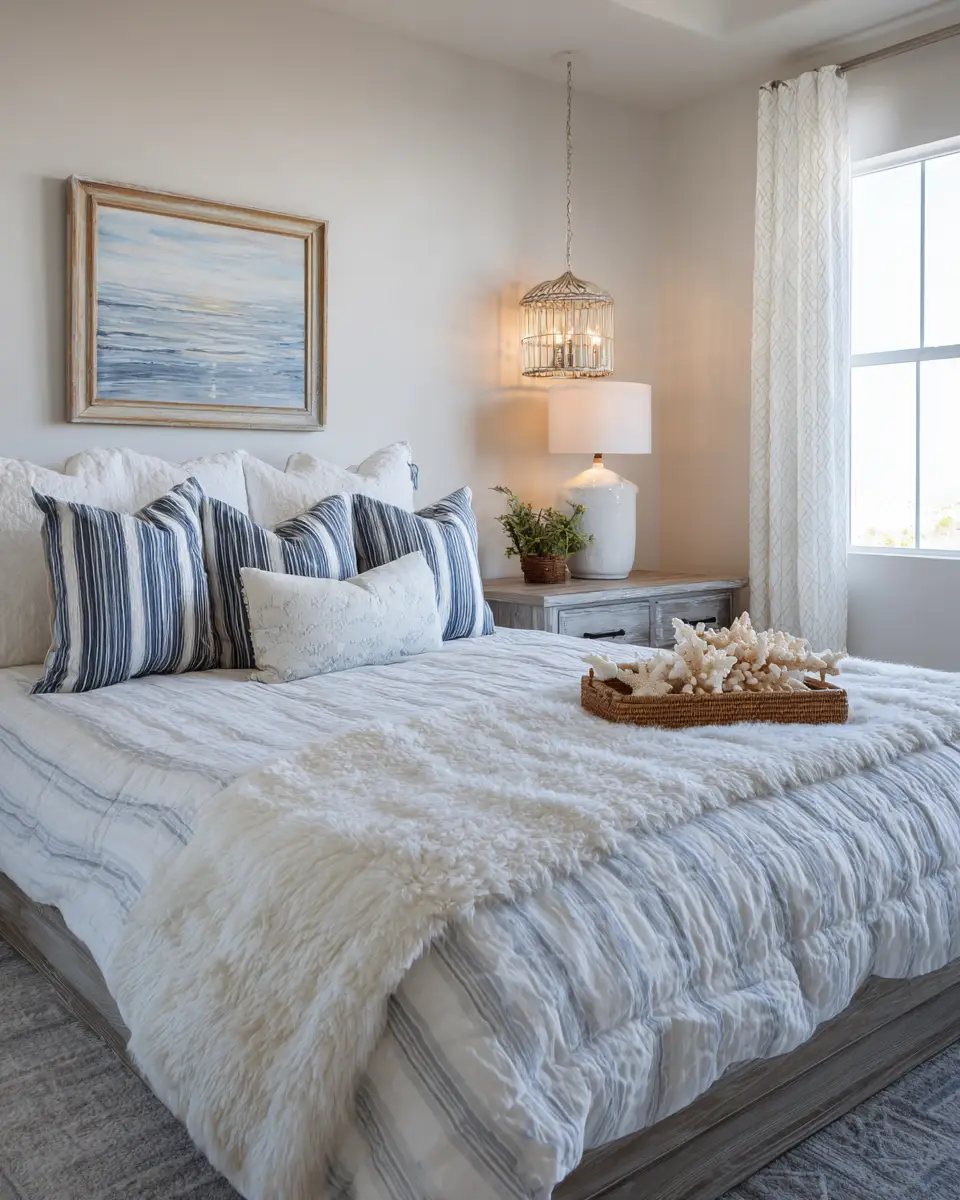 Open Concept Coastal Bedroom Decor Ideas