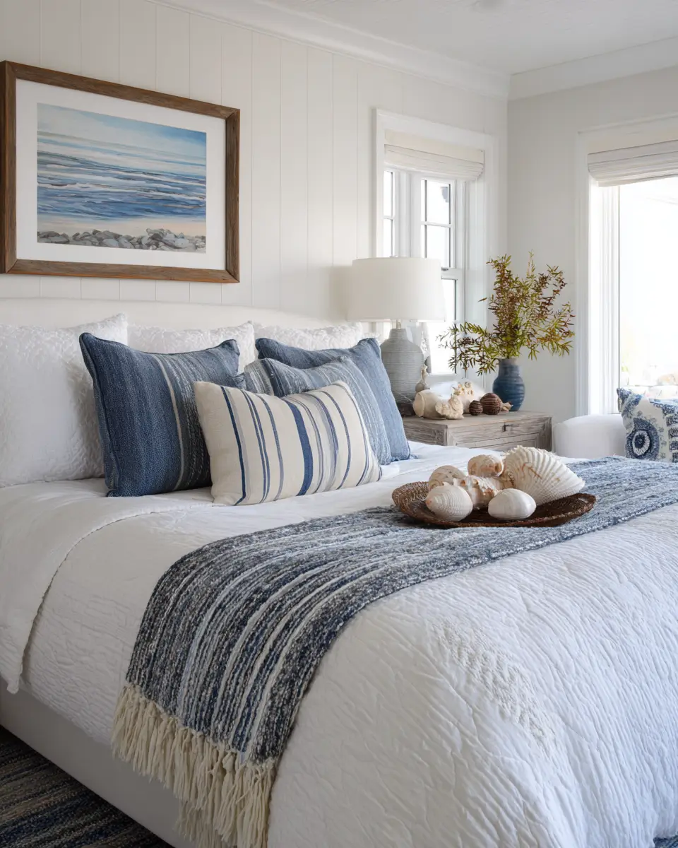 Open Concept Coastal Bedroom Decor Ideas