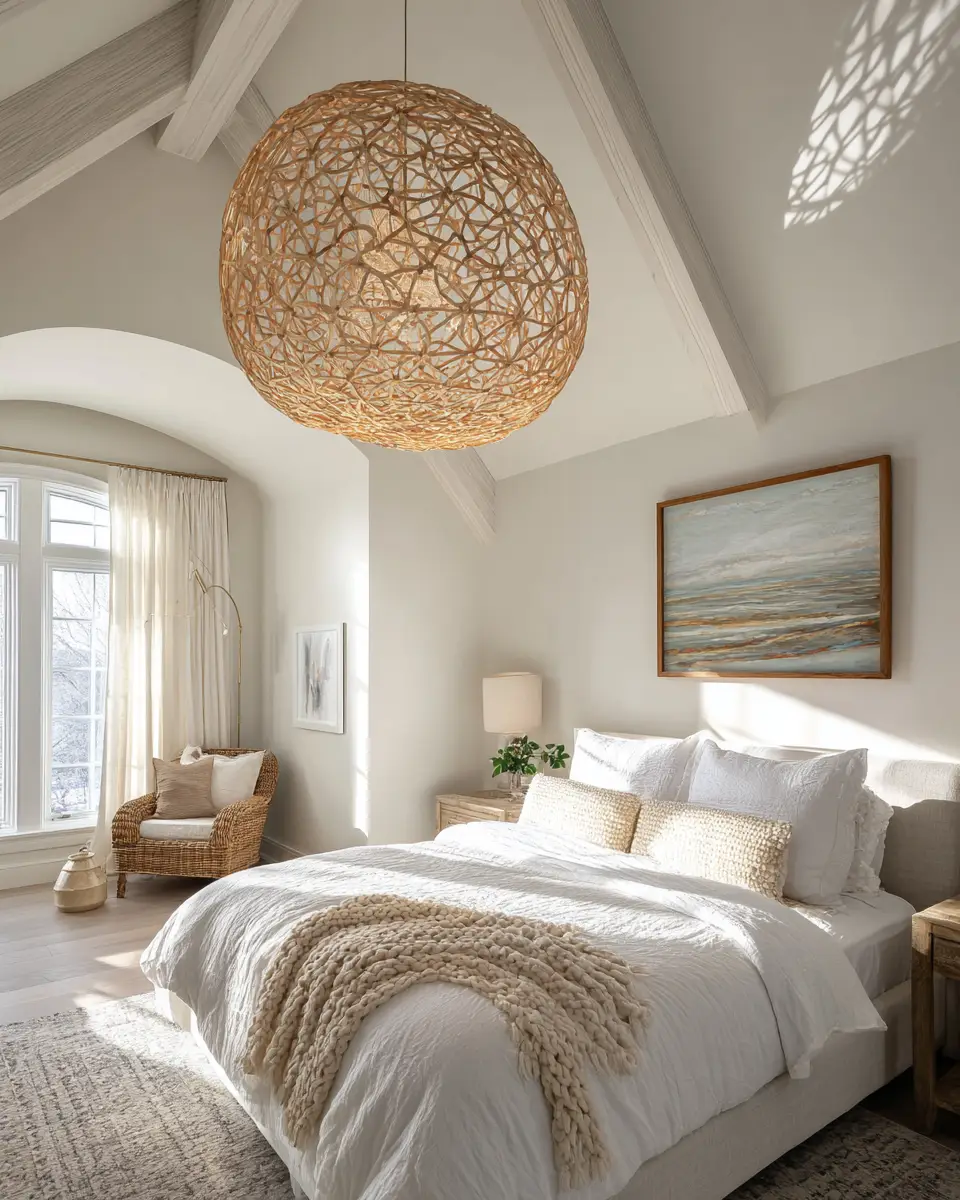Open Concept Coastal Bedroom Decor Ideas